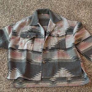 Southwestern Patterned Jacket